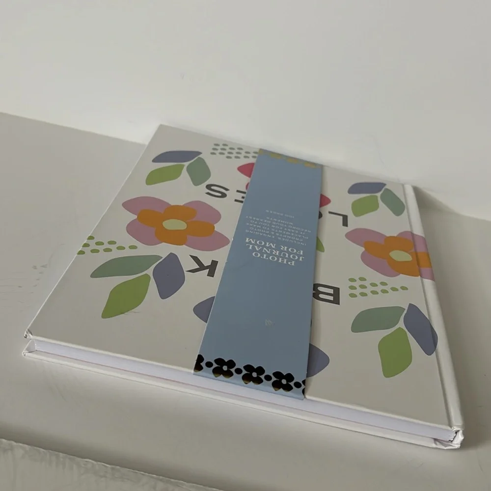 Love x June Hardcover Floral “Book of Loves” Photo Journal for Mom or Loved Ones
